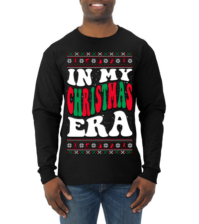 In My Christmas Era Ugly Christmas Sweater Mens Long Sleeve Shirt