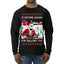 Overtime Hours Rich Men North of Richmond Ugly Christmas Sweater Mens Long Sleeve Shirt