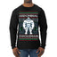 Abdominal Swoleman Fitness Yeti Ugly Christmas Sweater Mens Long Sleeve Shirt