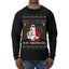 Santa Claus In My Christmas Era Xmas Ugly Christmas Sweater Mens Long Sleeve Shirt