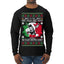 Jing a Di Jing Dominick the Italian Christmas Donkey Ugly Christmas Sweater Mens Long Sleeve Shirt