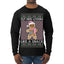 Out Here Looking Like a Snack Cute Xmas Cookie Ugly Christmas Sweater Mens Long Sleeve Shirt