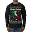 Buon Natale e Felice Anno Nuovo! Merry Christmas and Happy New Year Ugly Christmas Sweater Mens Long Sleeve Shirt