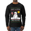 Just A Little Meltdown, Ugly Christmas Sweater Mens Long Sleeve Shirt