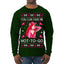 You Can Take Me Hot to Go, Funny Midwest Princess Pop Star Ugly Christmas Sweater Mens Long Sleeve Shirt