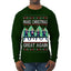 Make Christmas Great Again Shimmy Dance USA President Ugly Christmas Sweater Mens Long Sleeve Shirt