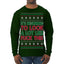 It's Beginning to Look a Lot Like Fuck This Funny Ugly Christmas Sweater Mens Long Sleeve Shirt