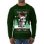 Tuki Tuki Tuki Funny Spanish Music Lyrics Ugly Christmas Sweater Mens Long Sleeve Shirt