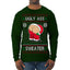 Ugly Ass Sweater Funny Santa Claus Butt Xmas Ugly Christmas Sweater Mens Long Sleeve Shirt