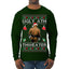 Ugly Ath Sweater Merry Chrithmith, Butt Viral Ugly Ass Boxing Fight Meme Ugly Christmas Sweater Mens Long Sleeve Shirt