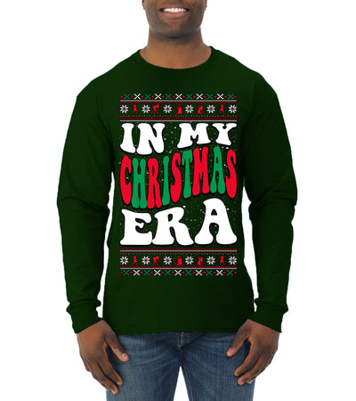 In My Christmas Era Ugly Christmas Sweater Mens Long Sleeve Shirt