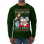 That Santa Mother F Isn't Real Ugly Christmas Sweater Mens Long Sleeve Shirt