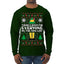 Room For Everyone On The Nice List Christmas Movie Quote  Ugly Christmas Sweater Mens Long Sleeve Shirt