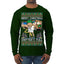 Merry Christmas Shitter's Full Ugly Christmas Sweater Mens Long Sleeve Shirt