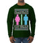 All I Want For Christmas Is For There To Be Two Genders Ugly Christmas Sweater Mens Long Sleeve Shirt