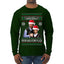 Season's Greeting From Nakatomi Plaza Ugly Christmas Sweater Mens Long Sleeve Shirt