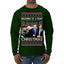 Dreaming of a right christmas conservative crew  Ugly Christmas Sweater Mens Long Sleeve Shirt