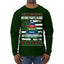 No One Fights Alone Holiday First Responder Police Fire Emt Ugly Christmas Sweater Mens Long Sleeve Shirt