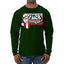 F Around And Find Out Santa Sign Ugly Christmas Sweater Mens Long Sleeve Shirt