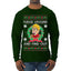 Fudge Around And Find Out Story Ugly Christmas Sweater Mens Long Sleeve Shirt