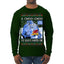 A Choo Choo I've Always Wanted One Winter Warlock Movie Ugly Christmas Sweater Mens Long Sleeve Shirt