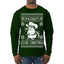 Peanut Loved Christmas RIP Funny Viral Squirrel Meme Ugly Christmas Sweater Mens Long Sleeve Shirt