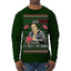 Gabagool It's What's for Dinner, Funny Tony Italian NJ New Jersey Mafia, Classic TV Show Ugly Christmas Sweater Mens Long Sleeve Shirt