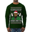 You Better Watch Out, the Diddler's Coming to Town, Funny Santa P Diddy Diddler Funny Party Viral Music Baby Oil Meme Ugly Christmas Sweater Mens Long Sleeve Shirt