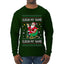 Sleigh My Name Sleigh My Name, Pop Singers, Song Lyrics Pun, Santa Sleigh, Ugly Christmas Sweater Mens Long Sleeve Shirt