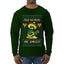 Feliz Navidad Mis Amigos!, Ugly Christmas Sweater Mens Long Sleeve Shirt