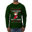 Hefty And Hung Christmas Sweater, Funny  Ugly Christmas Sweater  Mens Long Sleeve Shirt