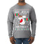 Go Jesus It's Your Birthday Ugly Christmas Sweater Mens Long Sleeve Shirt