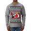 I'm Eating Junk and Watching Rubbish 90s Movie Ice Cream Ugly Christmas Sweater Mens Long Sleeve Shirt