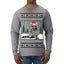 Does Someone Need a Hug? Cute Raccoon Ugly Christmas Sweater Mens Long Sleeve Shirt