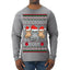 Better Not Pout, Cute Sad Santa Cats | Funny Ugly Christmas Sweater Mens Long Sleeve Shirt