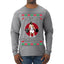 Jesus the Ultimate Deadlifter Funny Ugly Christmas Sweater Mens Long Sleeve Shirt
