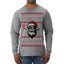 Snow's Out Hos Out | Funny Santa Claus Ugly Christmas Sweater Mens Long Sleeve Shirt