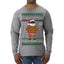Ask Your Mom If I'm Real Funny Black Santa Claus Censored Ugly Christmas Sweater Mens Long Sleeve Shirt