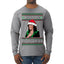 Kamala La La Funny Santa Hat Classic Xmas Song Carol Ugly Christmas Sweater Mens Long Sleeve Shirt