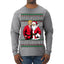 Santa's Favorite President Red Suit Trump Ugly Christmas Sweater Mens Long Sleeve Shirt