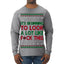 It's Beginning to Look a Lot Like F This Clean Funny Ugly Christmas Sweater Mens Long Sleeve Shirt