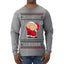 Ugly Ass Sweater Funny Santa Claus Butt Xmas Ugly Christmas Sweater Mens Long Sleeve Shirt