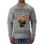 Merry Chrithmith Kith My Ath, Butt Viral Kiss My Ass Boxing Fight Meme Ugly Christmas Sweater Mens Long Sleeve Shirt