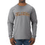 Oklahoma  Camo Fill Orange Outline Sweater, Unisex Mens Long Sleeve Shirt