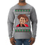 Shut Up Hippy It's Christmas Ugly Christmas Sweater Mens Long Sleeve Shirt