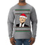Treason's Greetings Biden President Humor Ugly Christmas Sweater Mens Long Sleeve Shirt