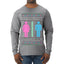 All I Want For Christmas Is For There To Be Two Genders Ugly Christmas Sweater Mens Long Sleeve Shirt