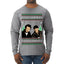 Escaped Bandits Classic Home Holiday Movie Ugly Christmas Sweater Mens Long Sleeve Shirt