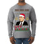 Just Got Litt Up Louis Tv Show Parody Ugly Christmas Sweater Mens Long Sleeve Shirt