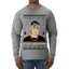 Peso Feliz Navidad Pluma Ugly Christmas Sweater Mens Long Sleeve Shirt